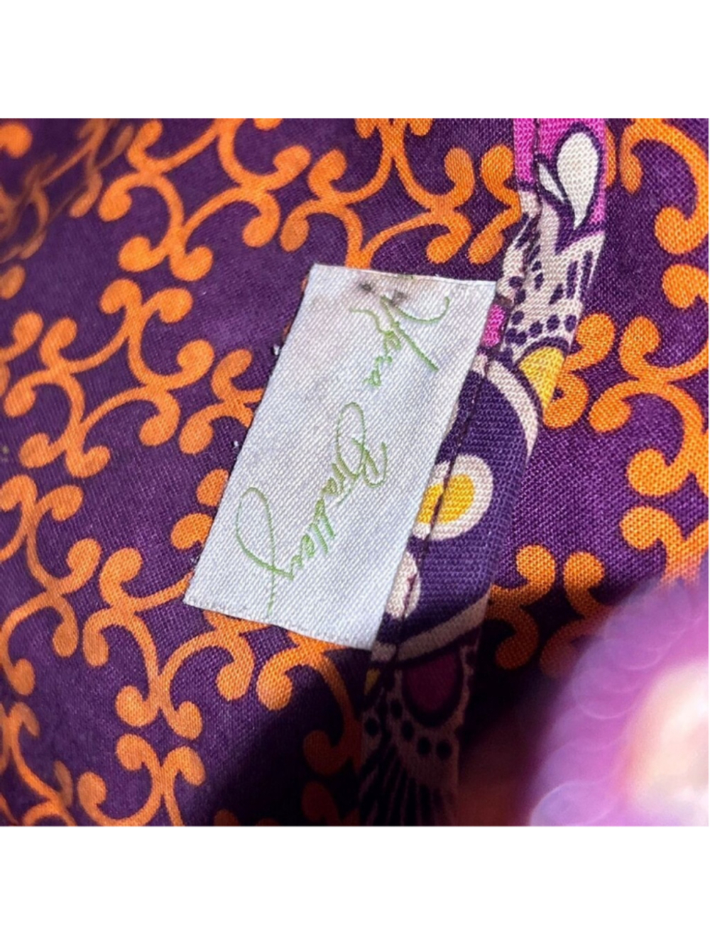 Vera Bradley Safari Sunset Quilted Crossbody Bag - Picture 7 of 9